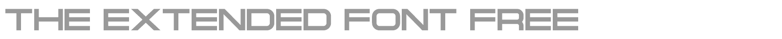 The Extended Font font preview